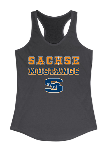 Sachse Mustangs Spirit Women's Tank Top
