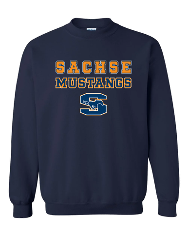 Sachse Mustangs Spirit Men's Sweatshirt