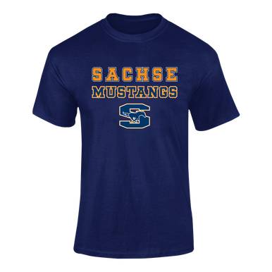 Sachse Mustangs Spirit Men's SS T-Shirt