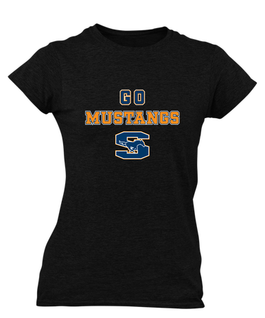 Sachse Mustangs Go Team Women's Premium SS T-Shirt