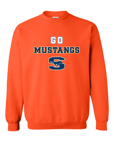 Sachse Mustangs Go Team Men's Sweatshirt