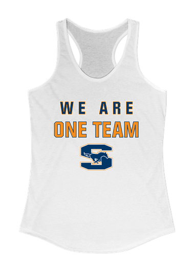 Sachse Mustangs We Are One Team Women's Tank Top