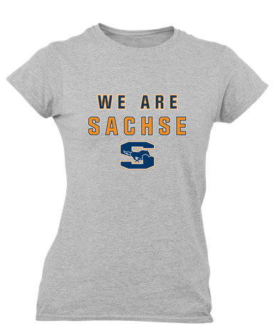 Sachse Mustangs We Are Women's Premium SS T-Shirt