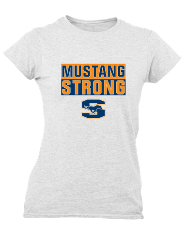 Sachse Mustangs Strong #1 Women's SS T-Shirt