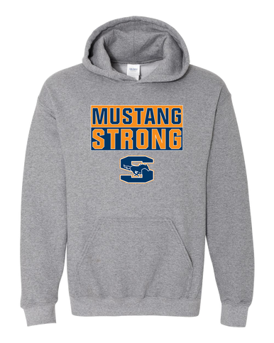 Sachse Mustangs Strong #1 Men's Hoodie