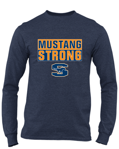 Sachse Mustangs Strong #1 Men's Premium LS T-Shirt