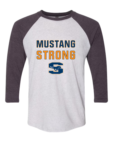 Sachse Mustangs Strong #2 Men's Baseball T-Shirt