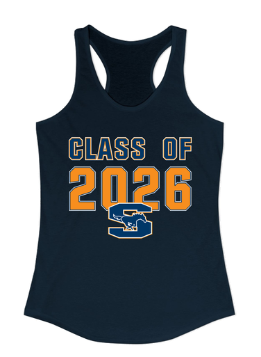 Sachse Mustangs Class of 2026 Women's Tank Top