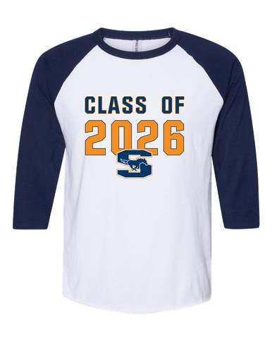 Sachse Mustangs Class of 2026 Women's Baseball T-Shirt