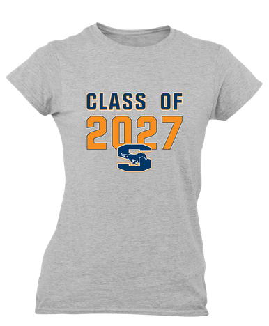 Sachse Mustangs Class of 2027 Women's SS T-Shirt