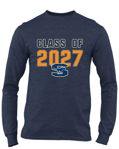 Sachse Mustangs Class of 2027 Men's LS T-Shirt