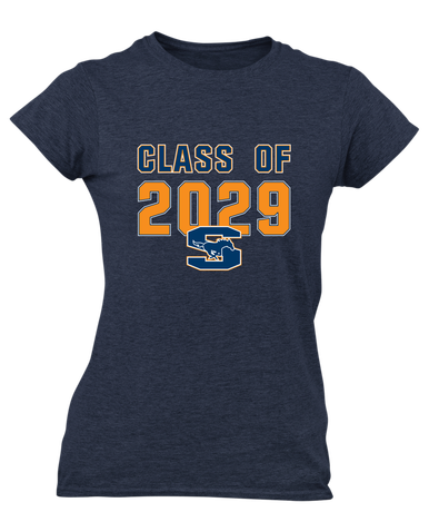 Sachse Mustangs Class of 2029 Women's Premium SS T-Shirt