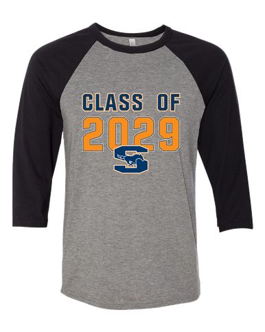 Sachse Mustangs Class of 2029 Women's Baseball T-Shirt