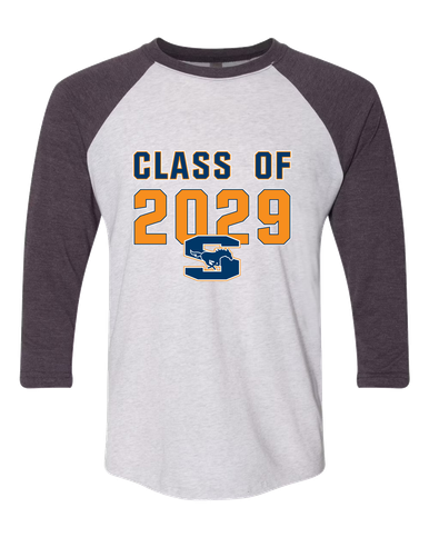 Sachse Mustangs Class of 2029 Men's Baseball T-Shirt