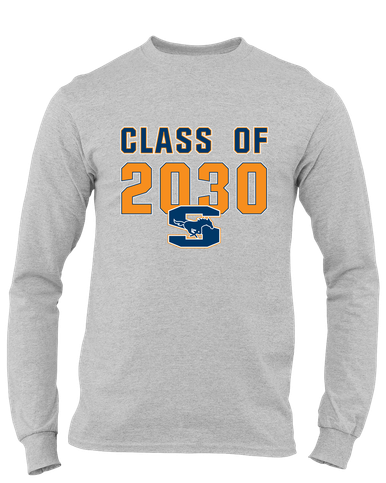 Sachse Mustangs Class of 2030 Men's LS T-Shirt