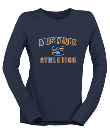 Sachse Mustangs Athletics Women's LS T-Shirt