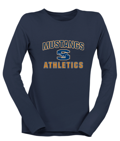 Sachse Mustangs Athletics Women's Premium LS T-Shirt