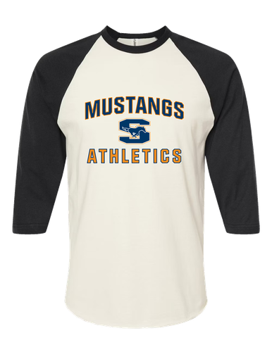 Sachse Mustangs Athletics Men's Baseball T-Shirt
