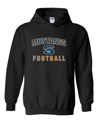 Sachse Mustangs Football #1 Men's Hoodie