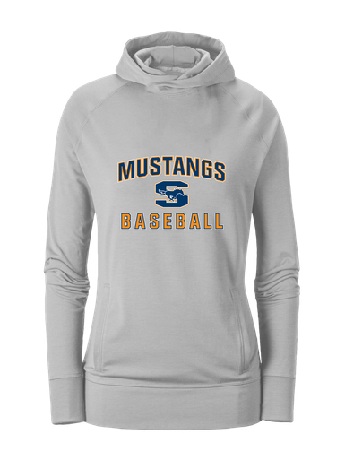 Sachse Mustangs Baseball #1 Women's Hoodie