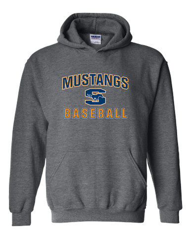 Sachse Mustangs Baseball #1 Men's Hoodie