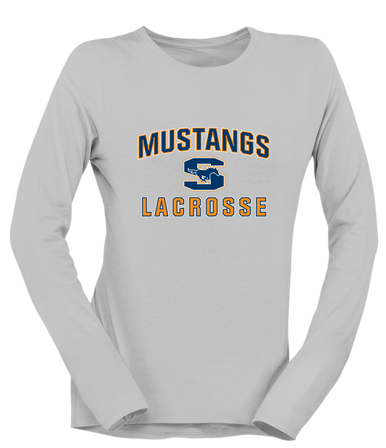 Sachse Mustangs Lacrosse Women's LS T-Shirt