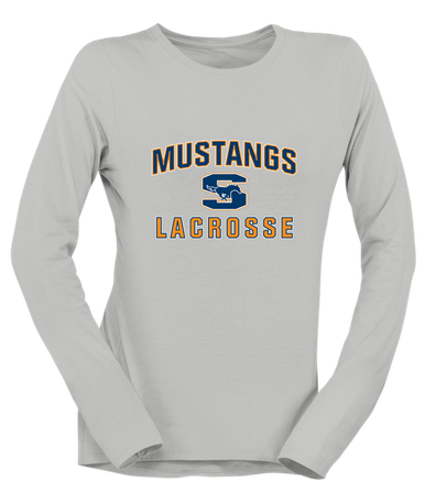 Sachse Mustangs Lacrosse Women's Premium LS T-Shirt