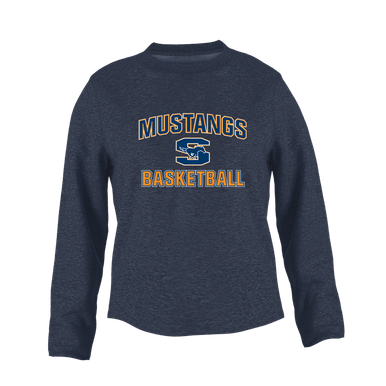 Sachse Mustangs Basketball #1 Women's Sweatshirt