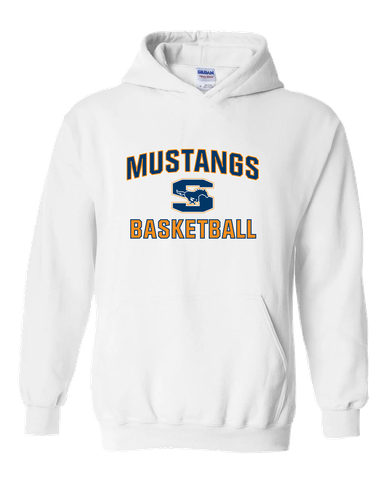 Sachse Mustangs Basketball #1 Men's Hoodie