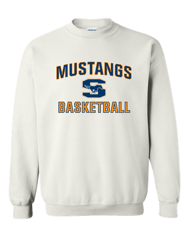 Sachse Mustangs Basketball #1 Men's Sweatshirt