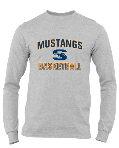 Sachse Mustangs Basketball #1 Men's Premium LS T-Shirt