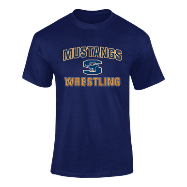 Sachse Mustangs Wrestling Men's SS T-Shirt