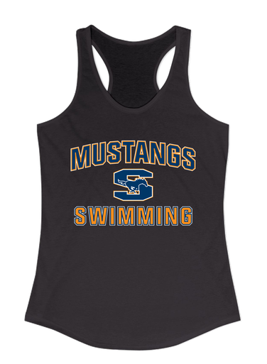 Sachse Mustangs Swimming Women's Tank Top