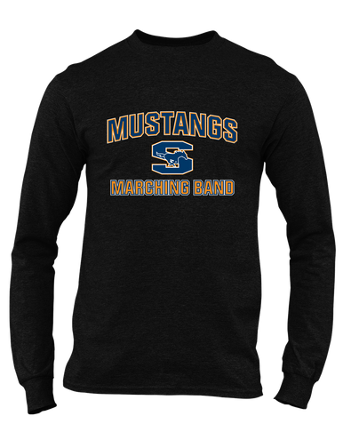 Sachse Mustangs Marching Band Men's LS T-Shirt