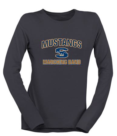 Sachse Mustangs Marching Band Women's Premium LS T-Shirt