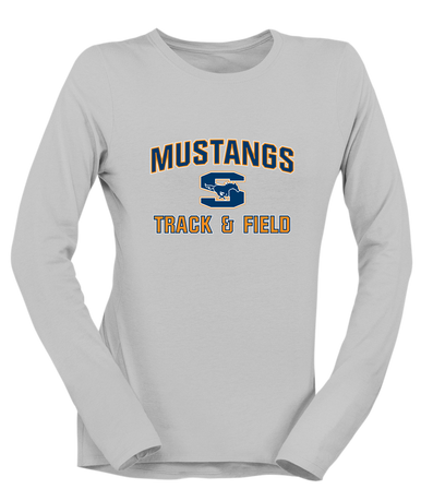 Sachse Mustangs Track & Field Women's LS T-Shirt