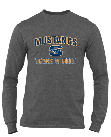 Sachse Mustangs Track & Field Men's LS T-Shirt