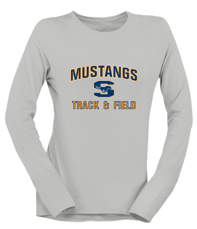 Sachse Mustangs Track & Field Women's Premium LS T-Shirt