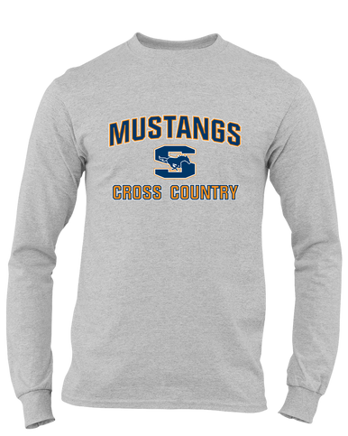 Sachse Mustangs Cross Country Men's LS T-Shirt