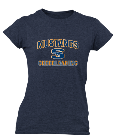 Sachse Mustangs Cheerleading Women's Premium SS T-Shirt