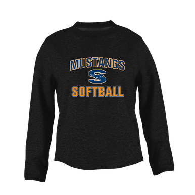 Sachse Mustangs Softball #1 Women's Sweatshirt