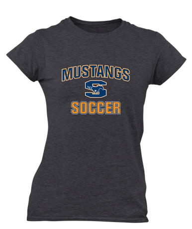 Sachse Mustangs Soccer #1 Women's SS T-Shirt