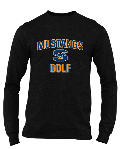 Sachse Mustangs Golf Men's LS T-Shirt