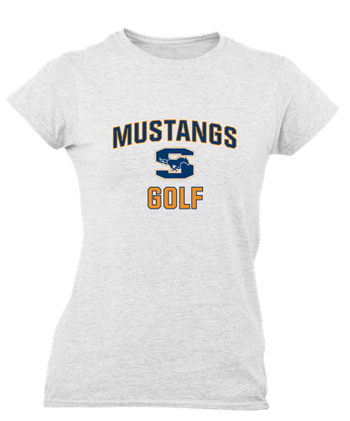 Sachse Mustangs Golf Women's Premium SS T-Shirt