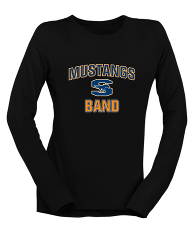 Sachse Mustangs Band # 1 Women's LS T-Shirt