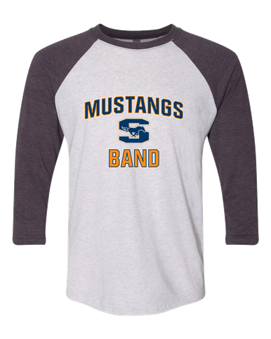 Sachse Mustangs Band # 1 Men's Baseball T-Shirt
