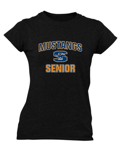 Sachse Mustangs Senior #1 Women's Premium SS T-Shirt