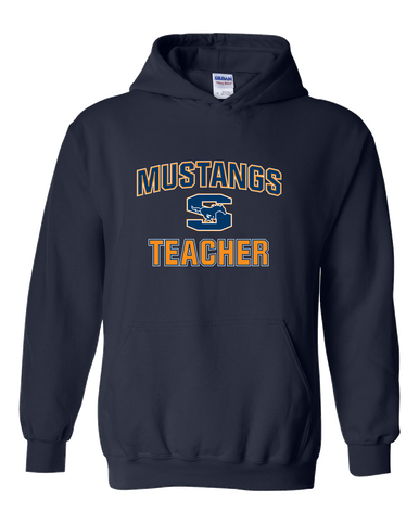 Sachse Mustangs Teacher Men's Hoodie