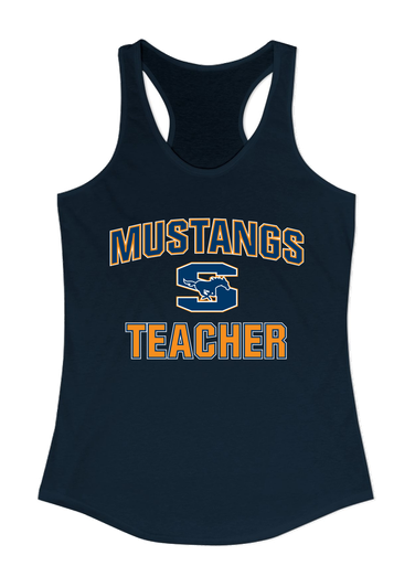 Sachse Mustangs Teacher Women's Tank Top