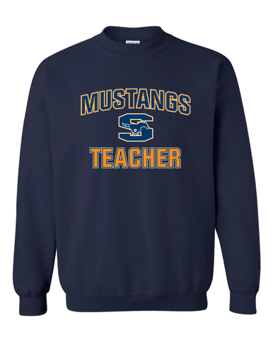 Sachse Mustangs Teacher Men's Sweatshirt